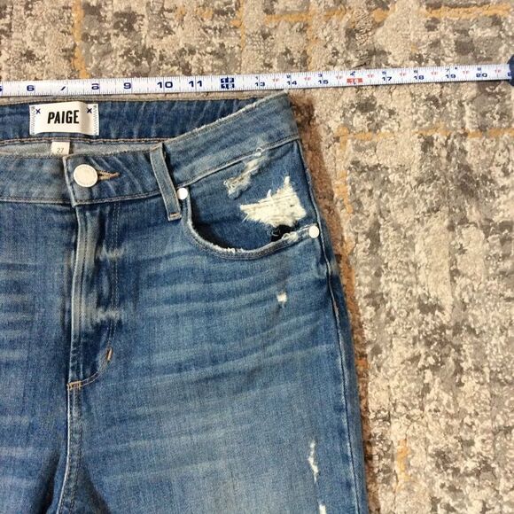 SUPER COOL PAIGE SARAH JEANS! EUC! SIZE 27 - Picture 5 of 13